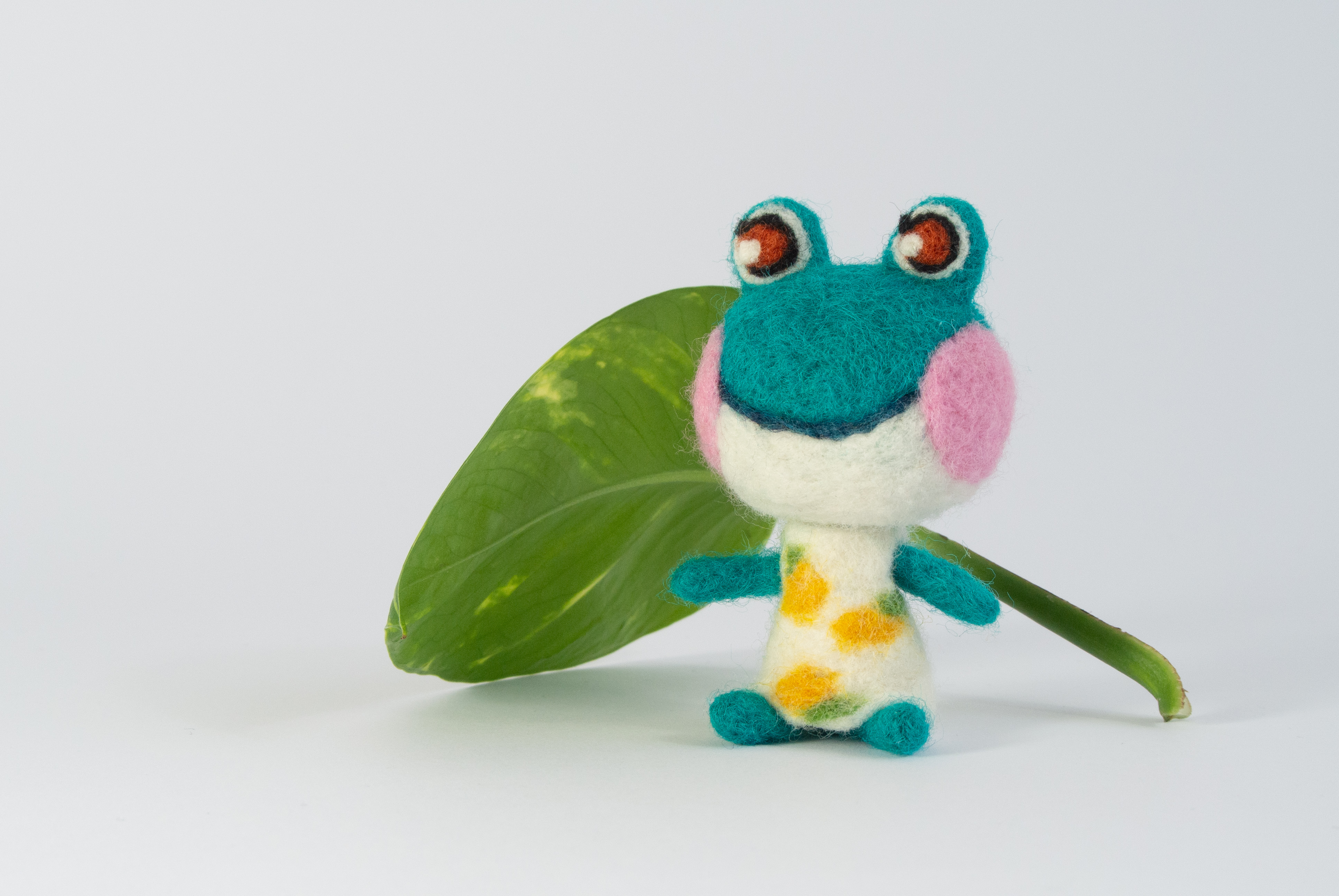Gefilzte Animal Crossing Figur: Lily