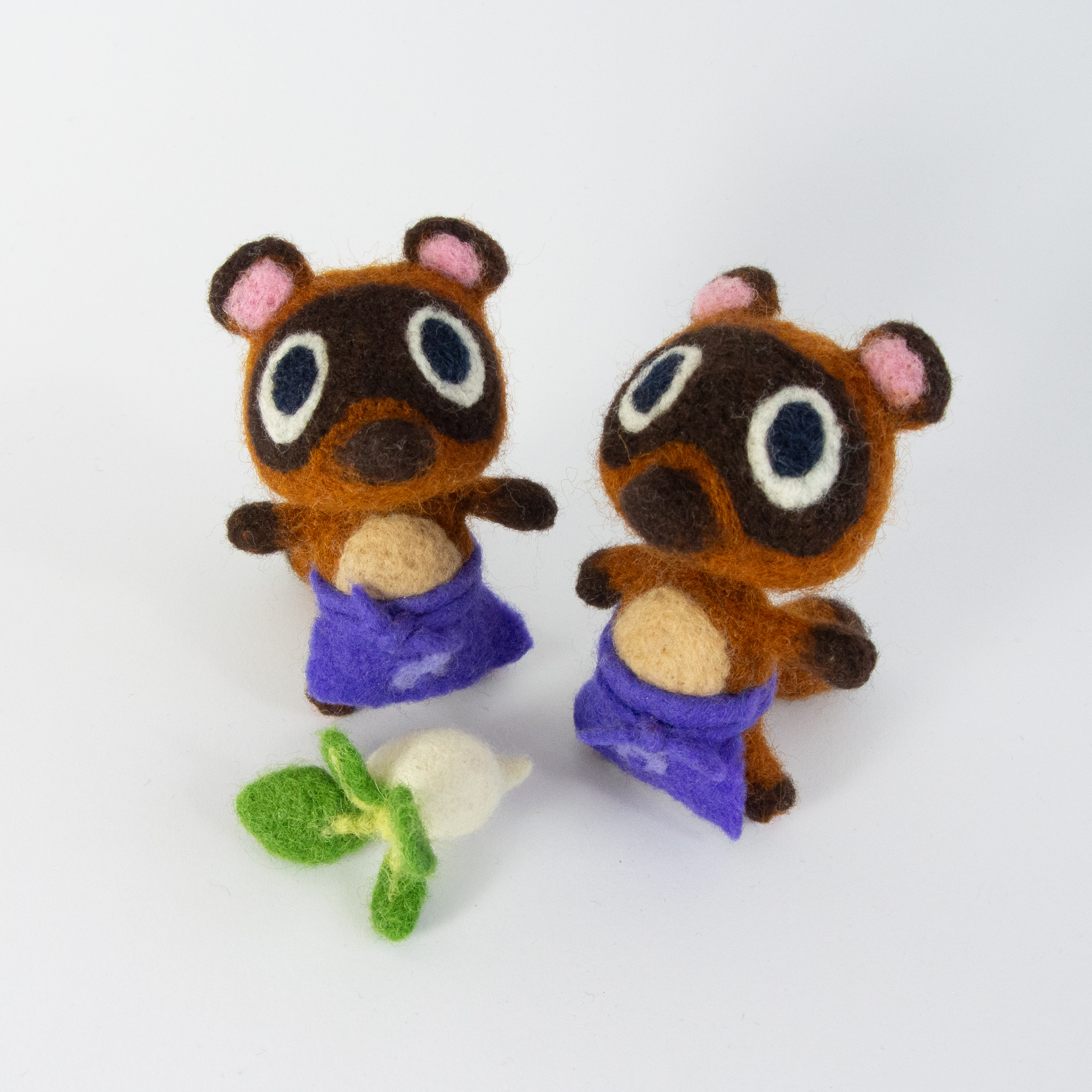 Gefilzte Animal Crossing Figuren: Nooks mit Rübe