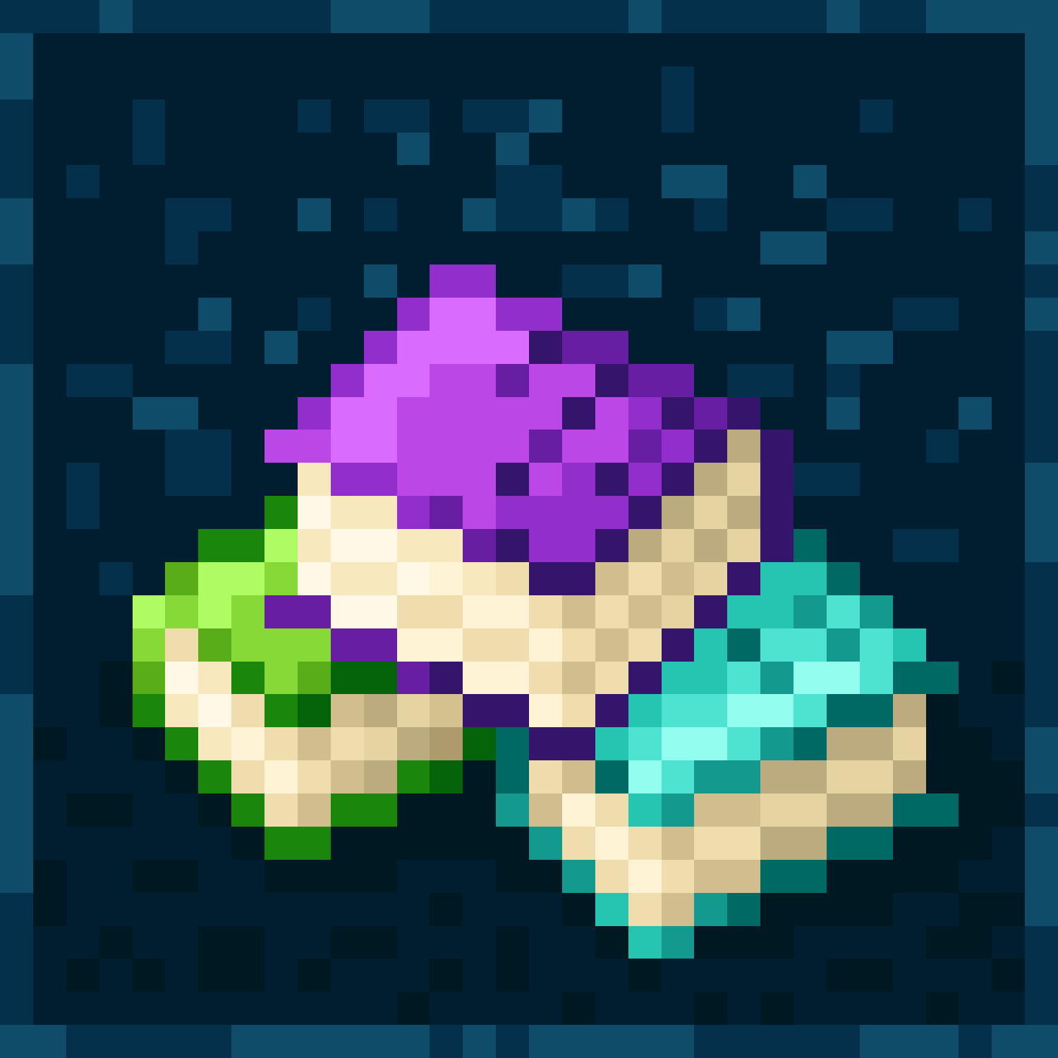 Pixelbild, drei gestapelte Bücher