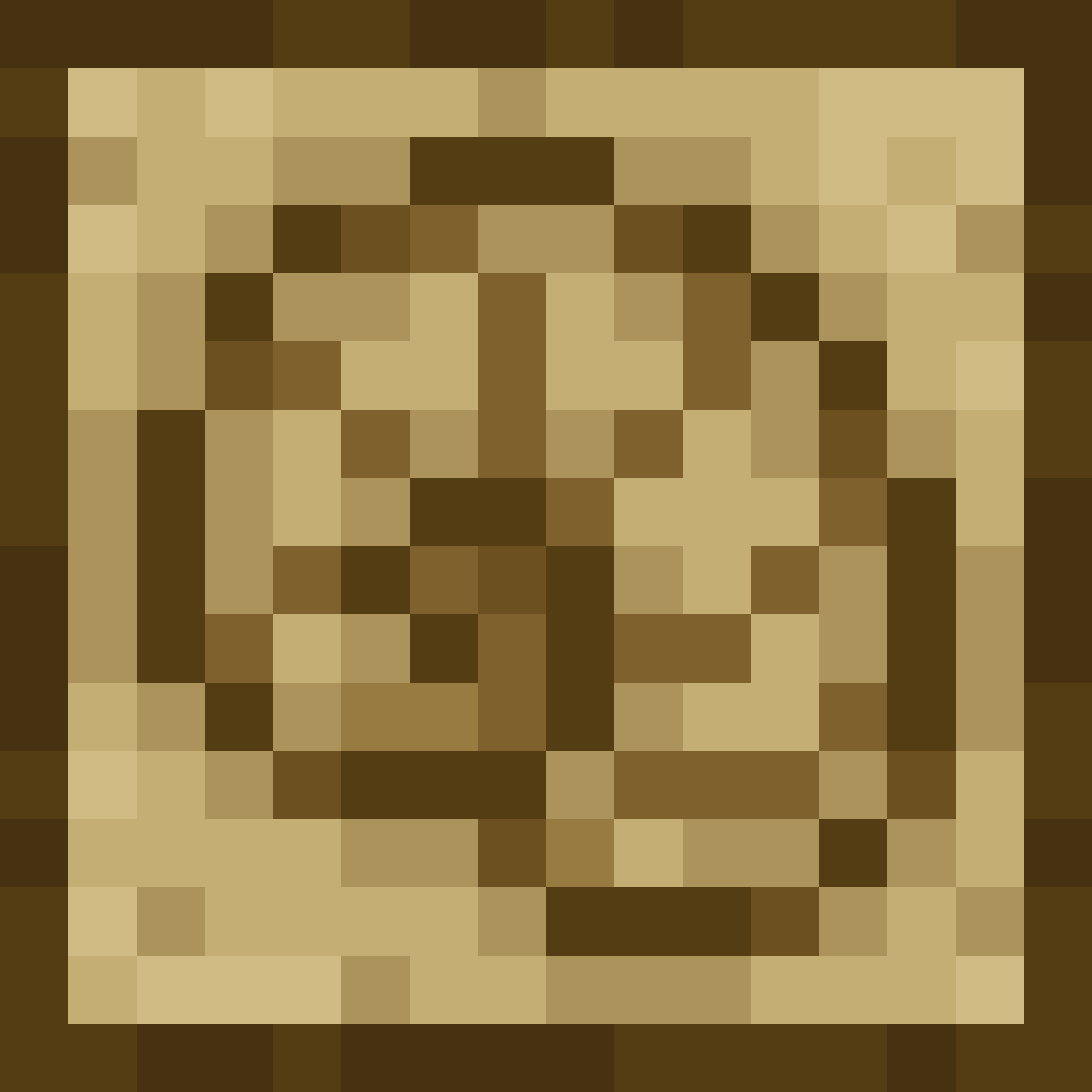 Pixelbild, Fossil eines Schneckenhauses