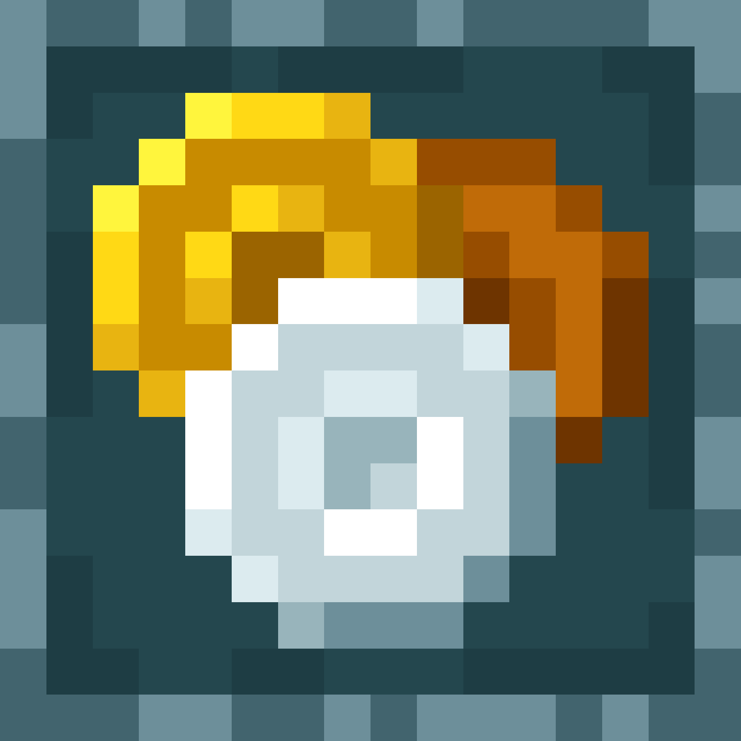 Pixelbild drei Münzen, Kupfer, Silber, Gold