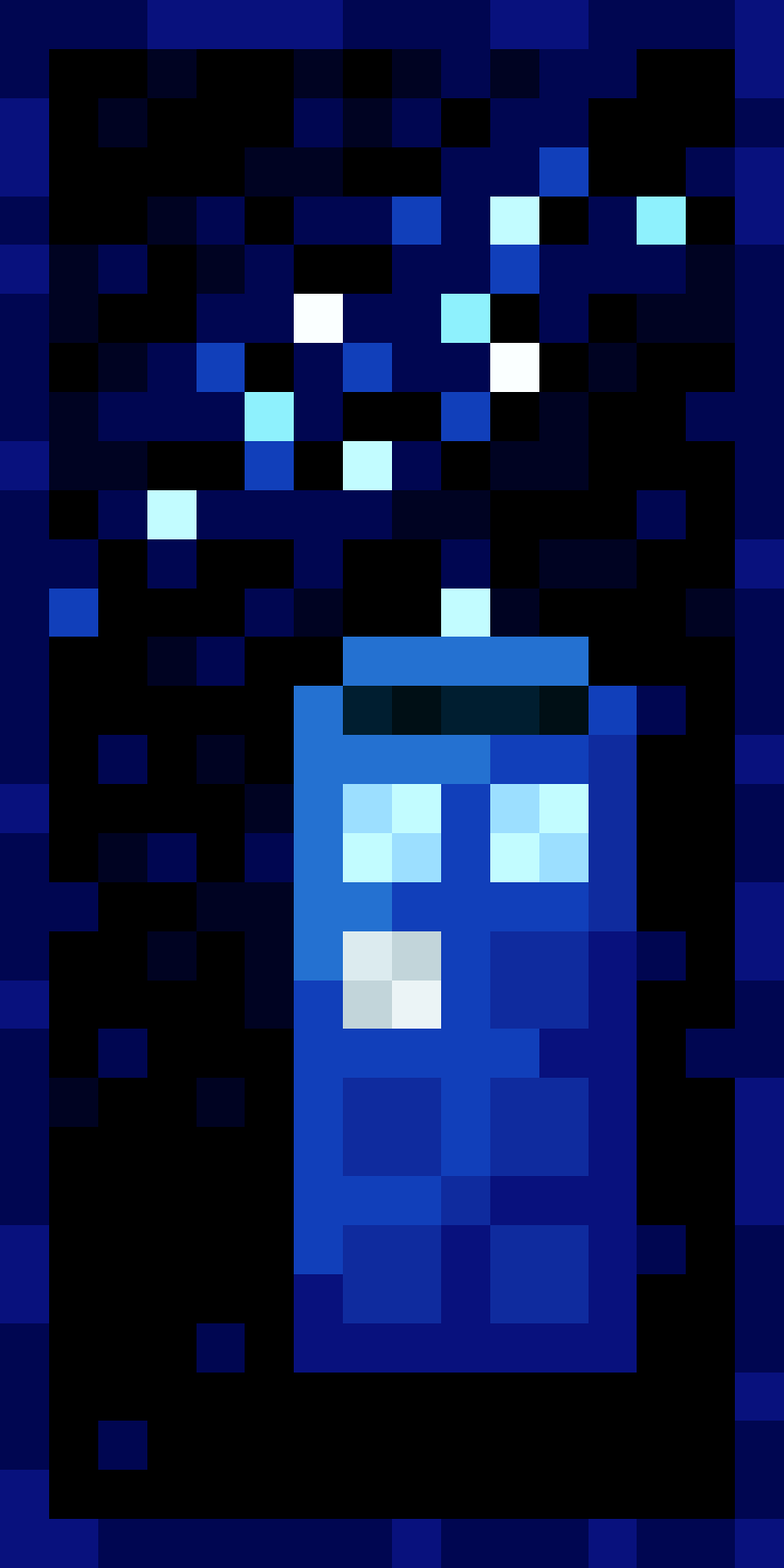 Pixelbild, Tardis